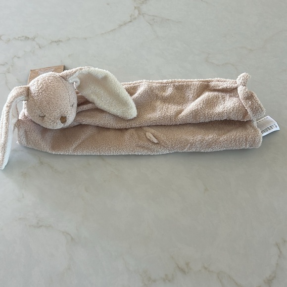NWT Angel Dear Tan Bunny Lovey Baby Security/Cuddle Blanket Size 12x12 - Picture 1 of 7